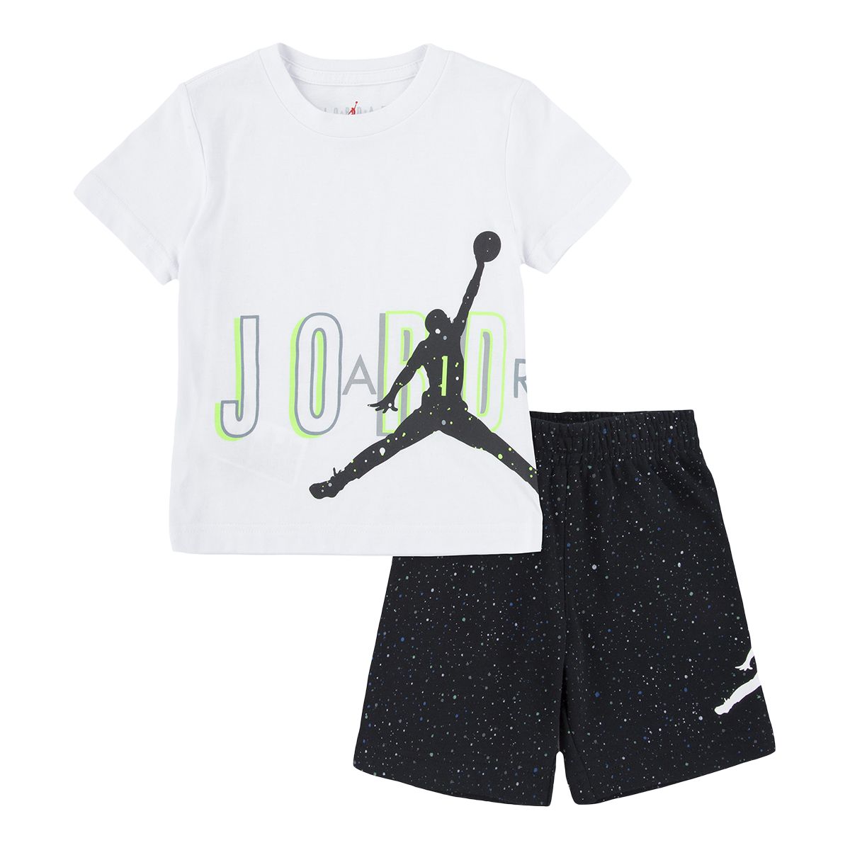 Jordan Boys' Toddler Speckled Air T Shirt And Shorts Set