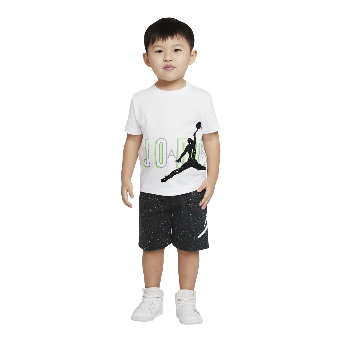 Jordan Boys' Toddler Speckled Air T Shirt And Shorts Set
