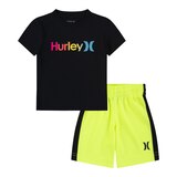 Hurley Boys' Toddler T Shirt And Shorts Set Front_Flat