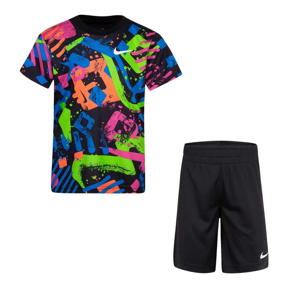 Boys 4-7 Nike Dri-FIT Baseball Tee & Shorts Set