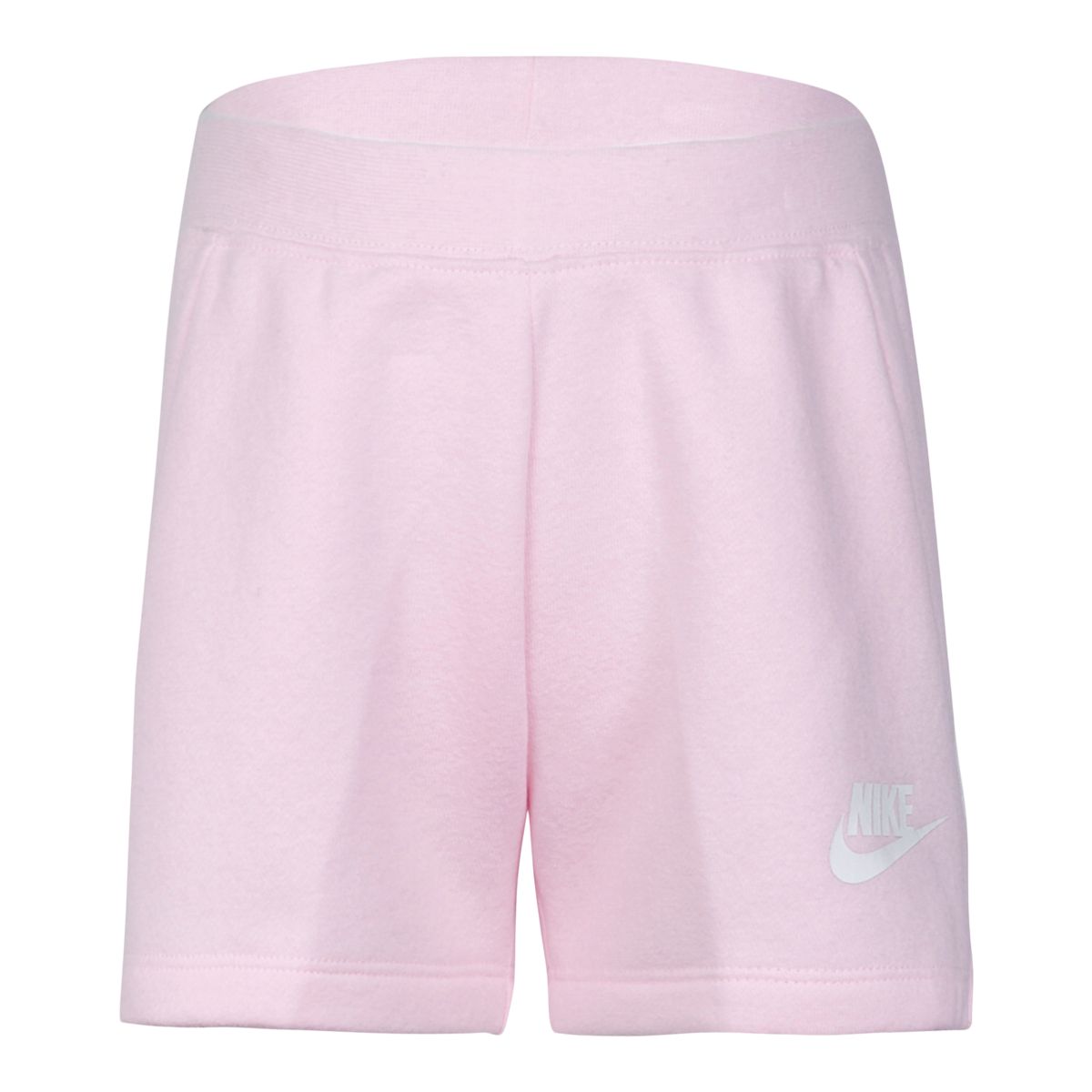 Pink nike shorts on sale fleece