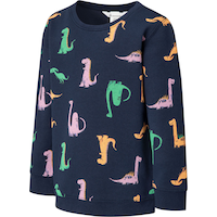 Ripzone Toddler Boys' 2-6 Cariboo All Over Print Sweatshirt Front_Angled_Left