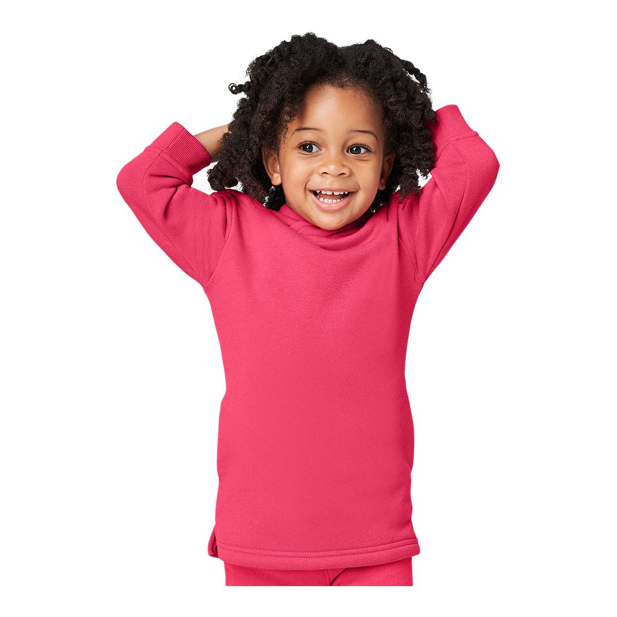 FWD Toddler Girls' Core Fleece Pullover Hooded Tunic