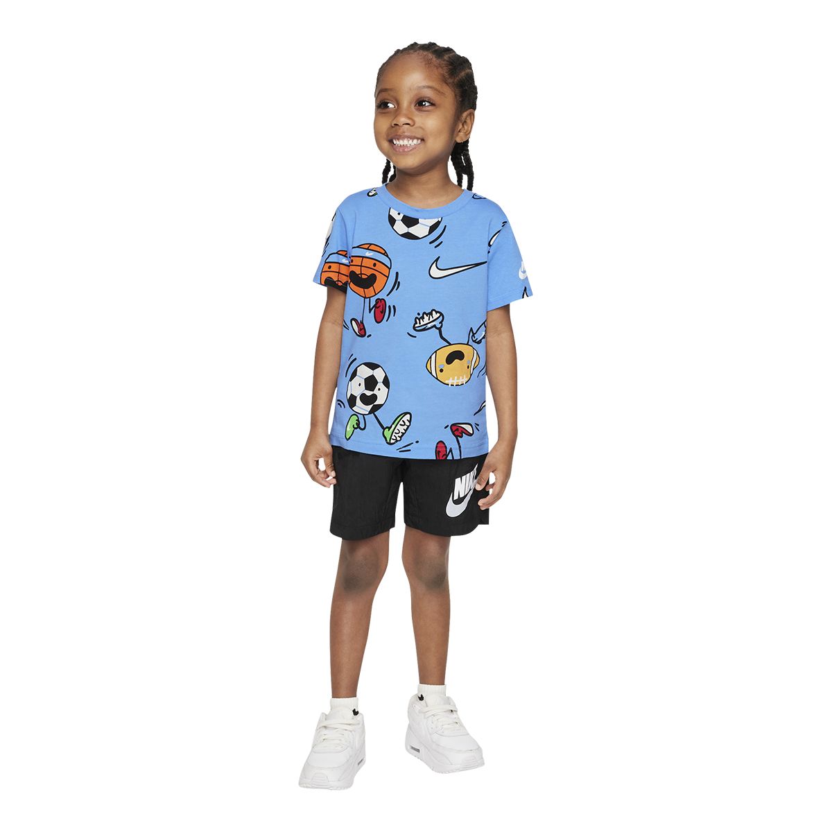 Nike Toddler Boys' 2-4 Emoji All Over Print T Shirt