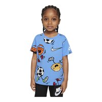 Nike Toddler Boys' 2-4 Emoji All Over Print T Shirt Front_Three_Fourths_Angled_Left
