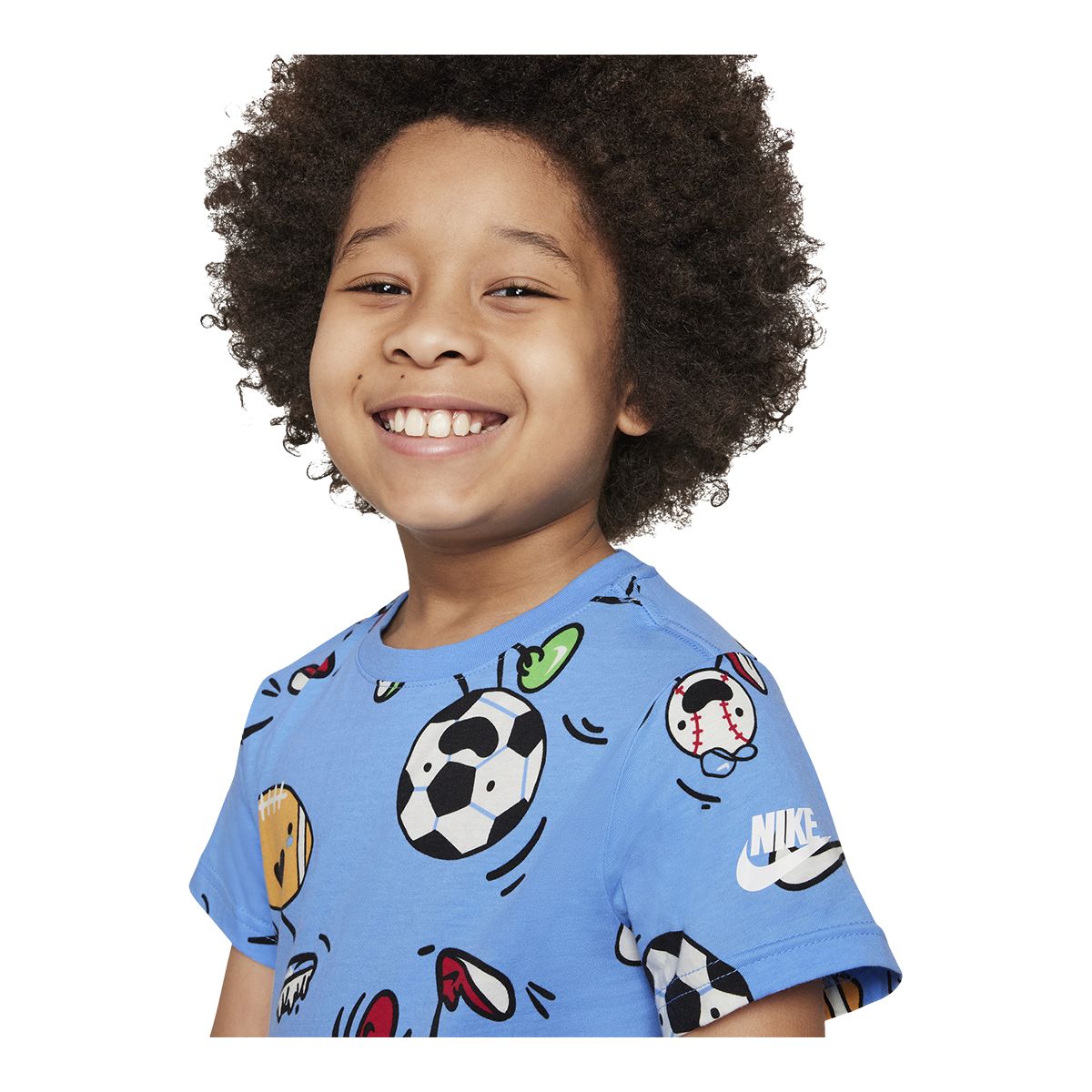 Nike Toddler Boys' 4-7 Emoji All Over Print T Shirt