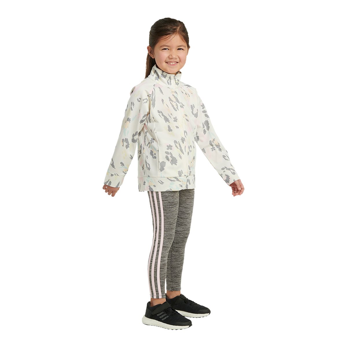 adidas Toddler Girls' 2-6X Leo Tricot Tights