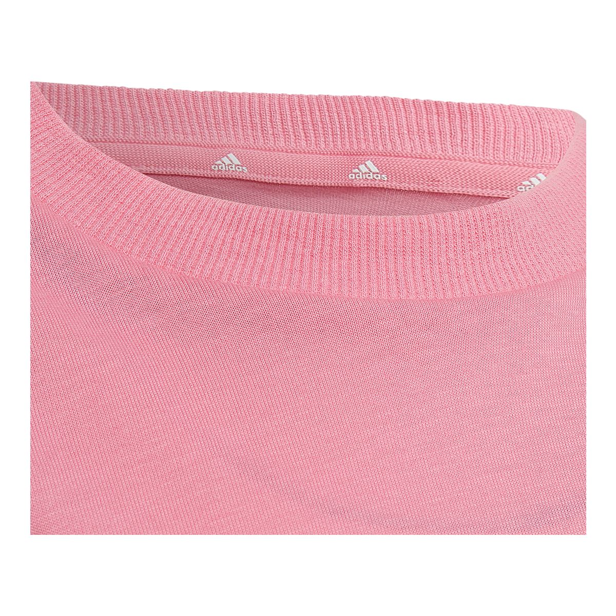 adidas Toddler Girls' 4-7 3 Stripe T Shirt