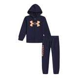 Under Armour Toddler Boys' 2-4 Symbol Big Logo Full Zip Set Front_Flat