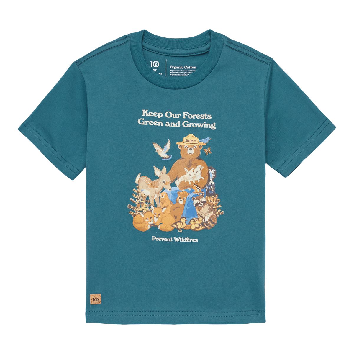 Tentree Toddler Boys' 2-5 Smokey Friends T Shirt