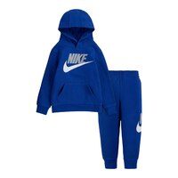 Nike Toddler Boys' 2-4 Club HBR Fleece Pullover Hoodie Set Front_Flat