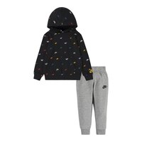 Nike Sportswear Toddler Boys' 2-4 Club SSNL All Over Print Set Front_Flat