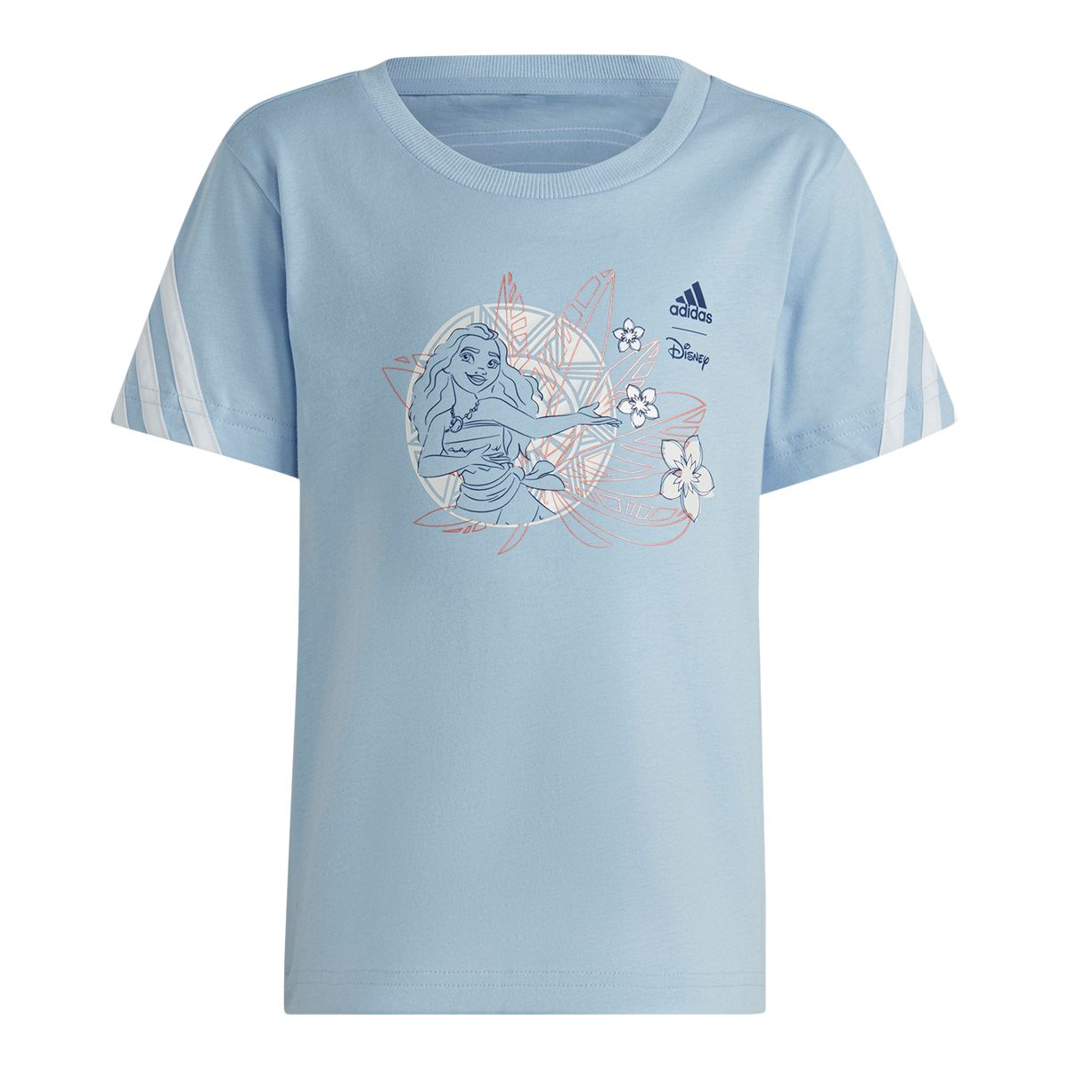 adidas Toddler Girls' 2-5 Disney Moana T Shirt