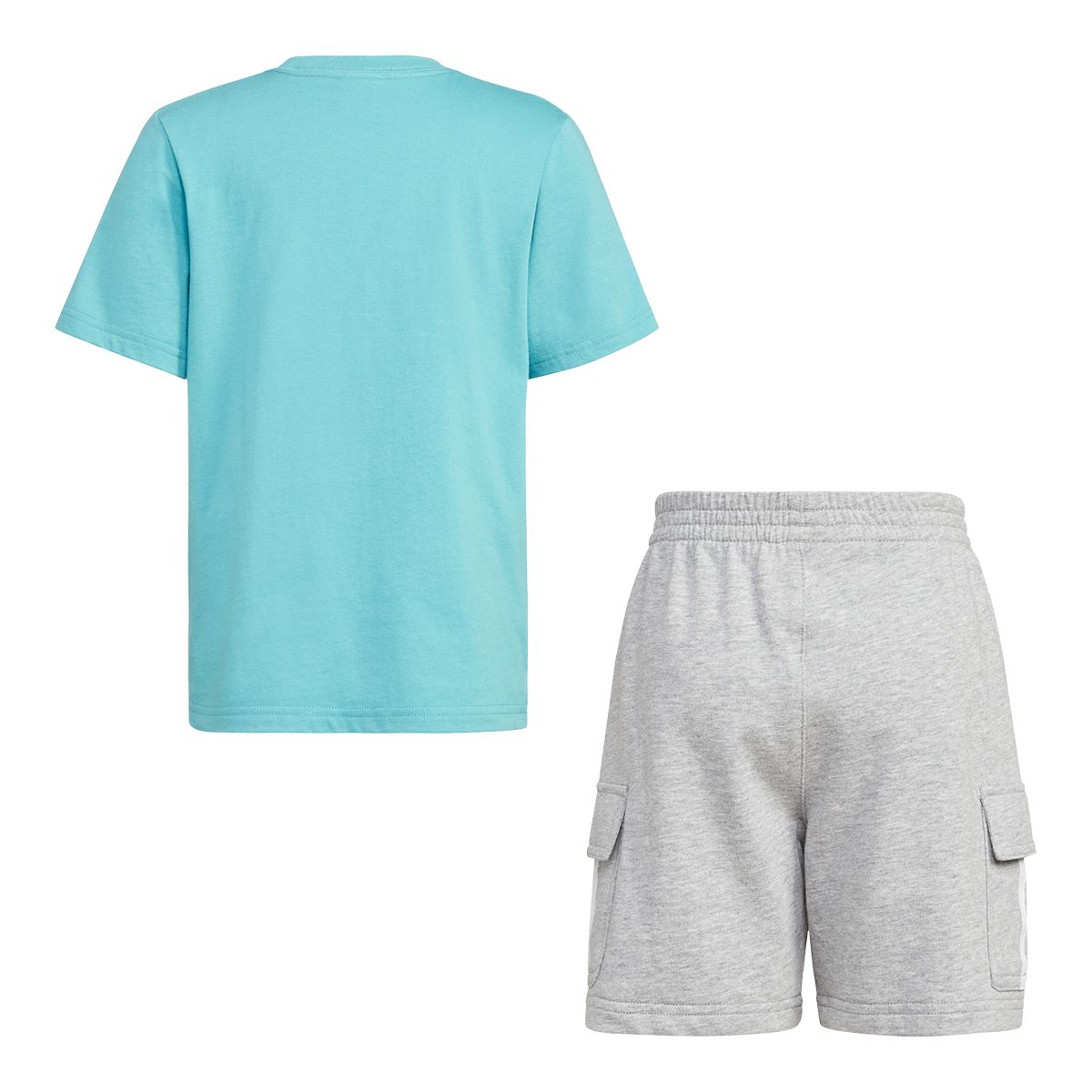 adidas Toddler Boys' 2-7 French Terry Cargo Shorts And T Shirt Set