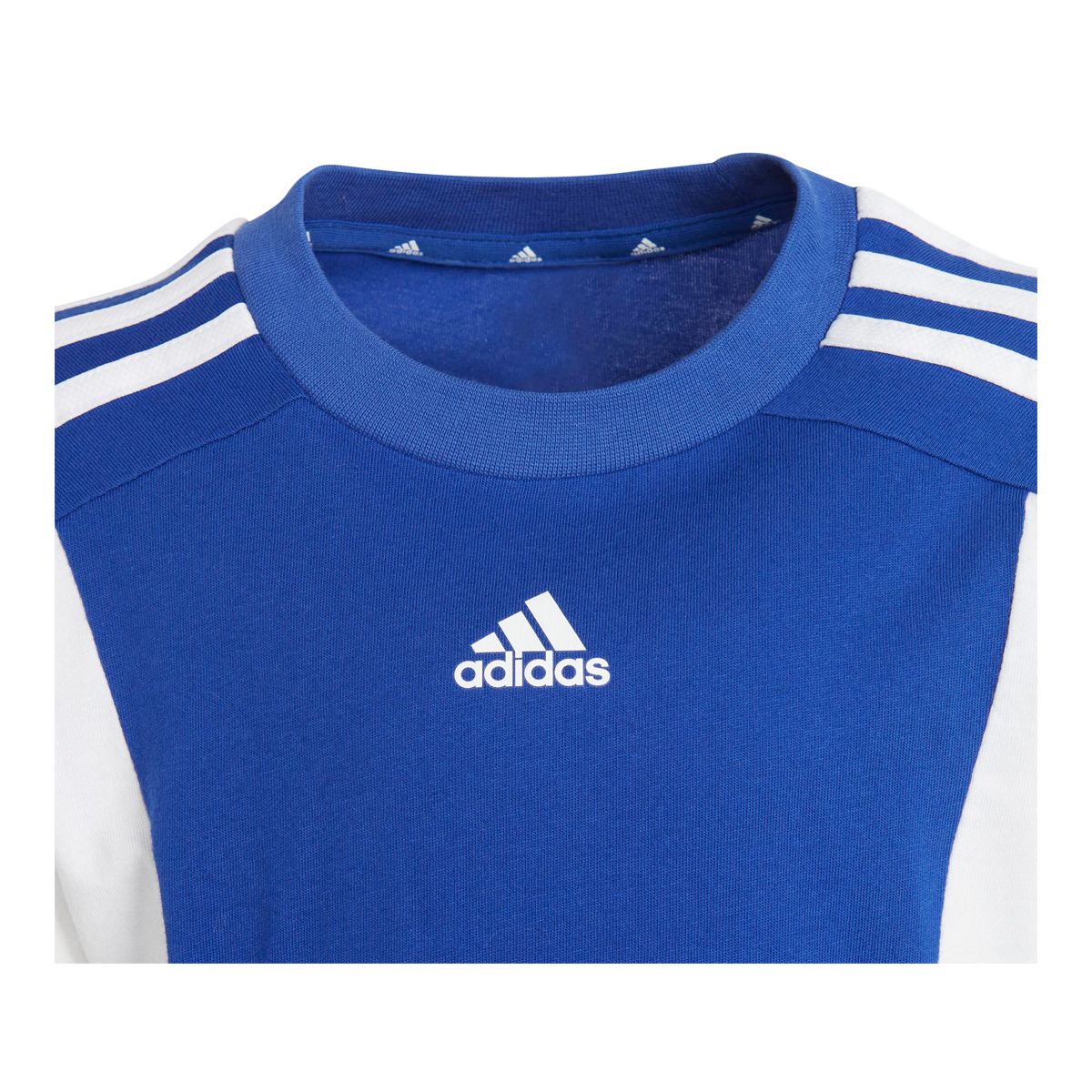 adidas Toddler Boys' 4-7 Color Block Cotton T Shirt