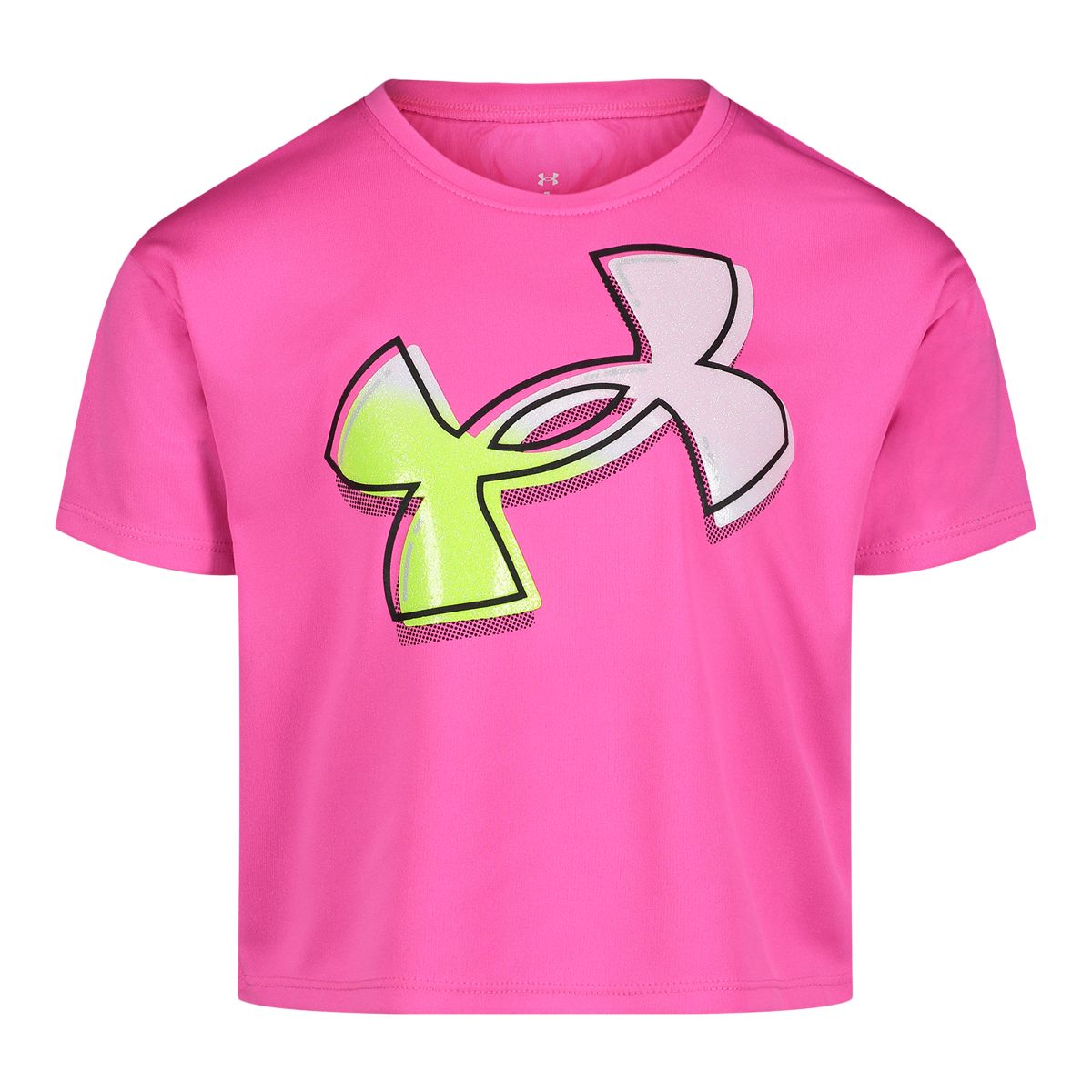 Under Armour Toddler Girls' 4-6X Gradient Logo T Shirt