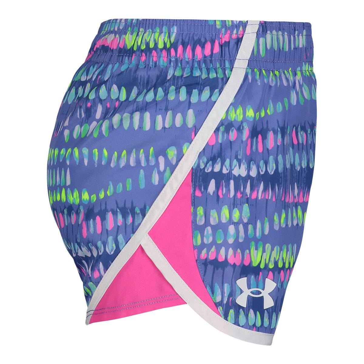 Under Armour Toddler Girls' 4-6X Watercolor Dabs Fly-By Shorts
