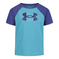 Under Armour Kids' Big Logo Raglan T Shirt Front_Flat