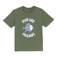 Tentree Kids' Fish Friends T Shirt Front_Flat