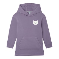 FWD Toddler Girls' 2-6 Core Fleece Pullover Tunic Hoodie Front_Flat