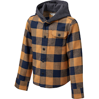 Ripzone Toddler Boys' 2-6 Hideout 2.0 Plaid Shirt Front_Angled_Left