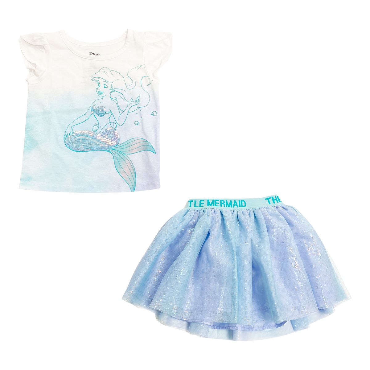 Image of Character Toddler Girls' 2-6 Ariel Magic Skirt Set
