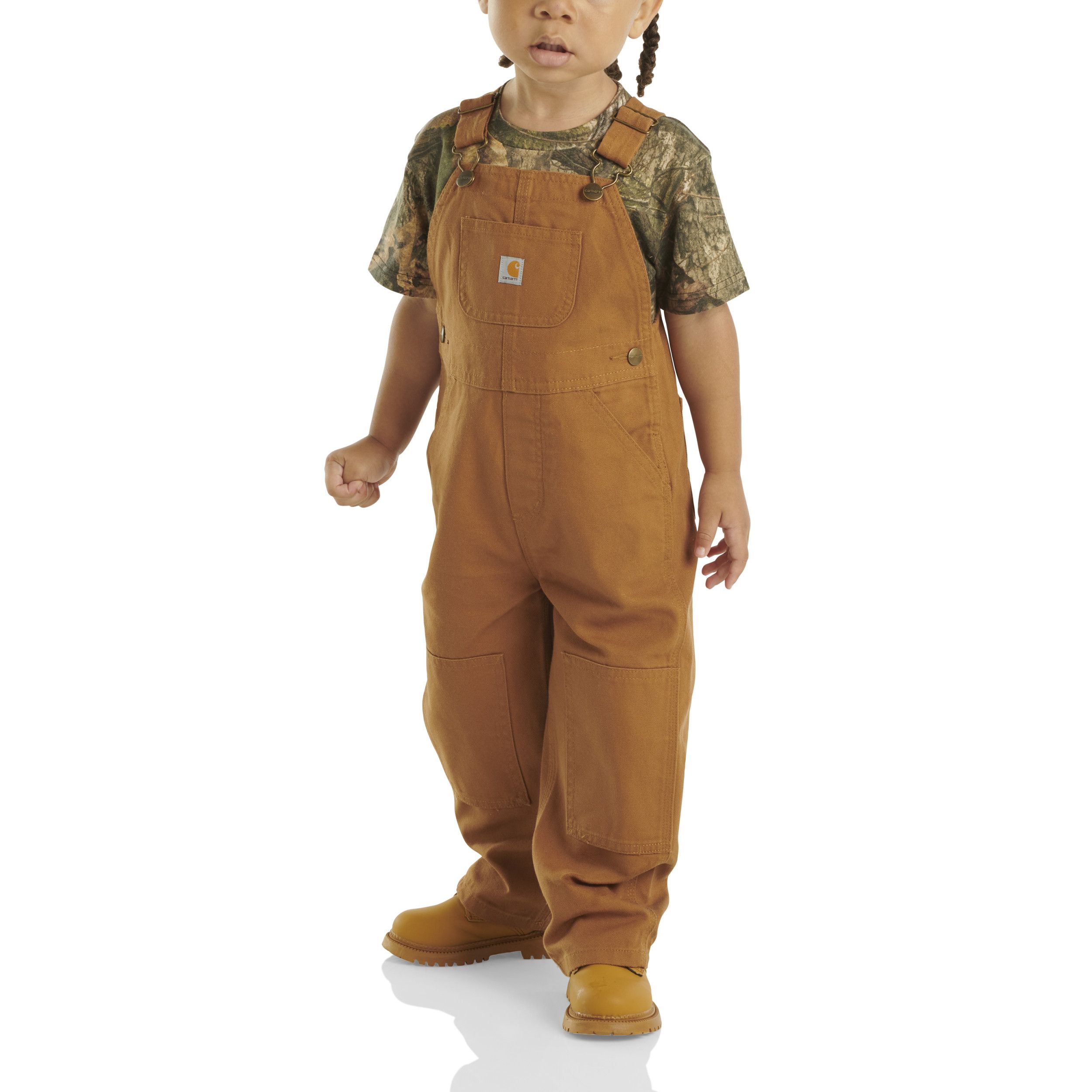 Carhartt Kids' Unisex Canvas Bib Overalls