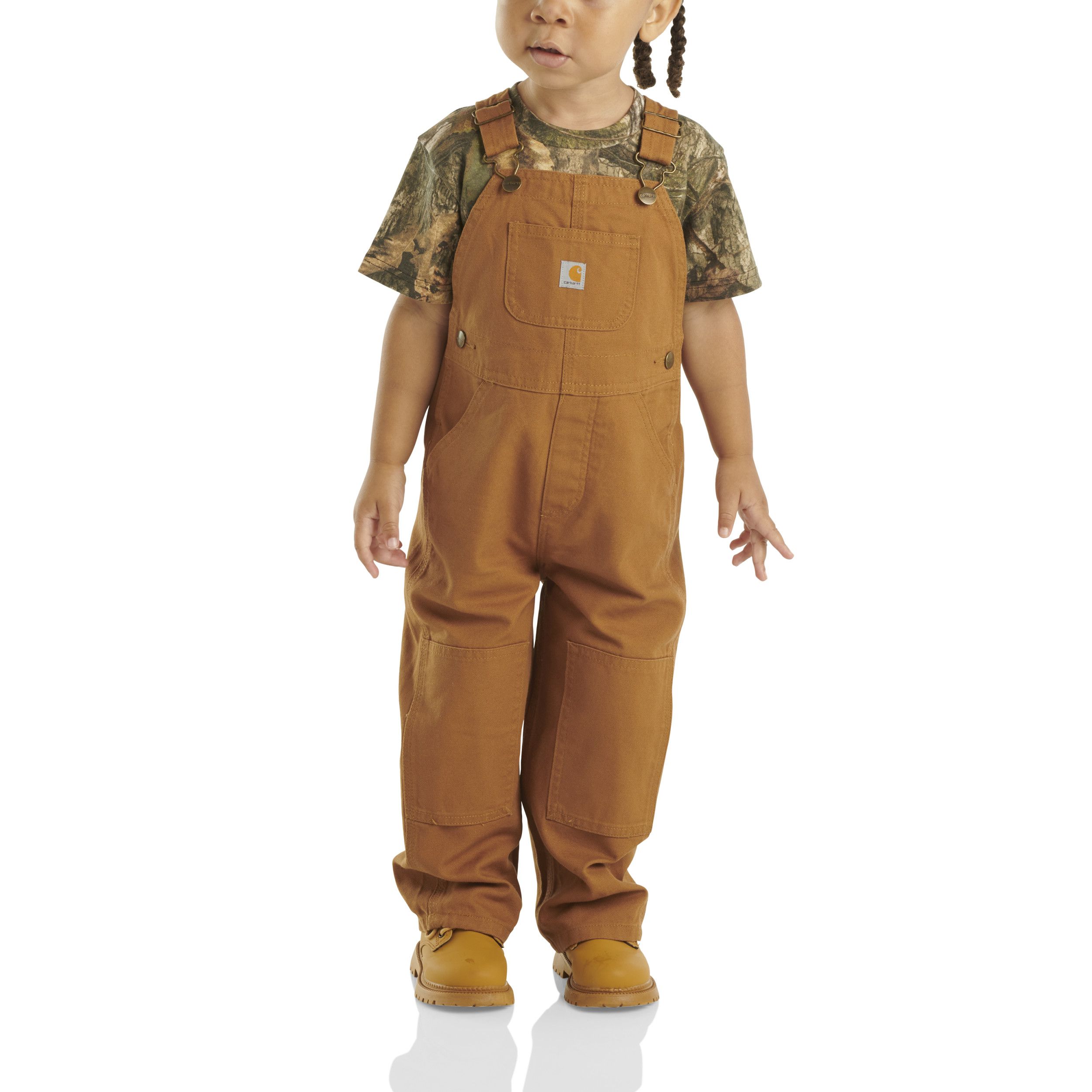Carhartt Kids' Unisex Canvas Bib Overalls