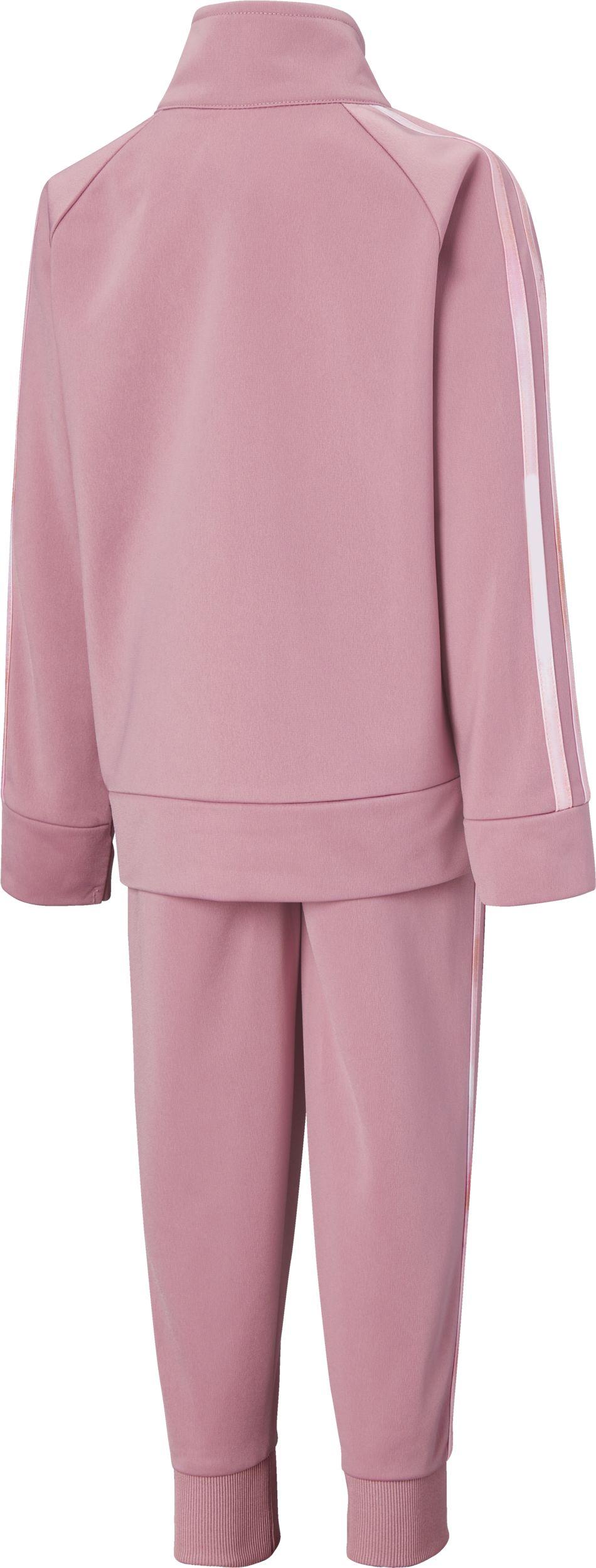 adidas Toddler Girls' 2-6X All Over Print 3-Stripe Classic Tricot Set