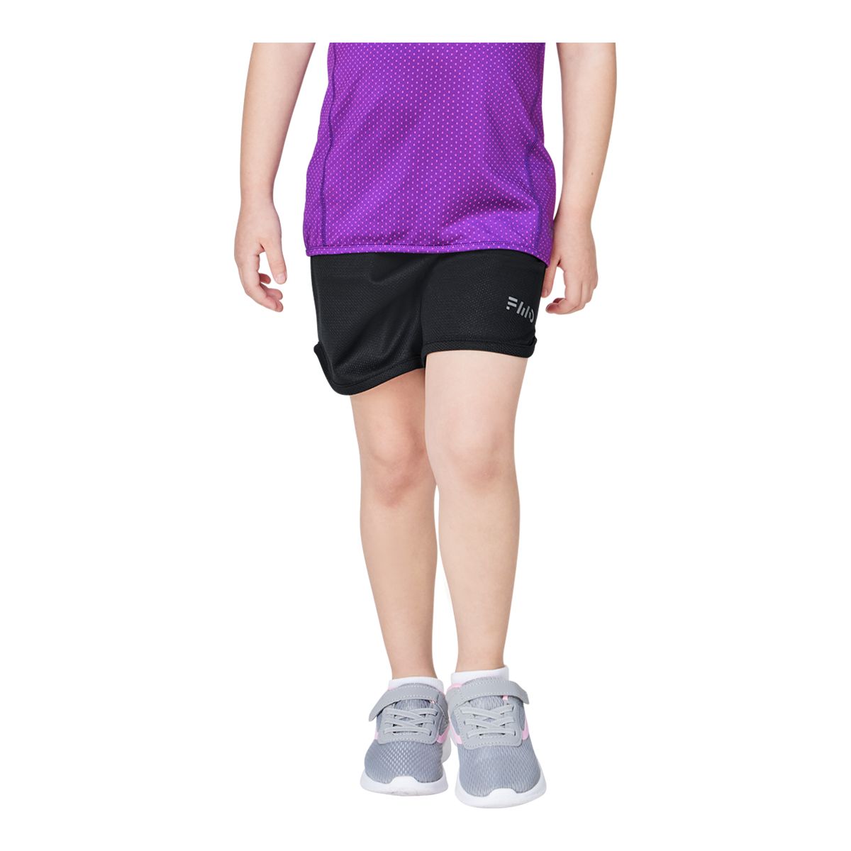 SportChek has FWD Toddler Girls' 2-6 Gym Reversible Shorts