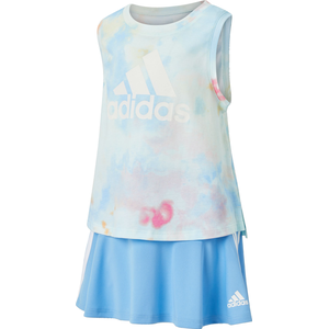 adidas Toddler Girls' 2-6X All Over Print Waist Tank and Skort Set