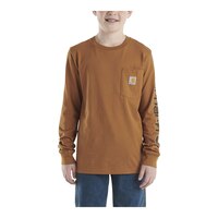 Carhartt Toddler Boys' 2-4 Pocket Long Sleeve T Shirt Front_Flat