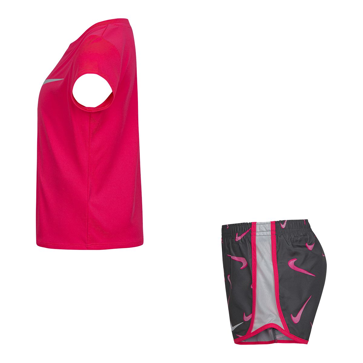 Nike Toddler Kids' 3D Swoosh All Over Print Tempo Shorts Set
