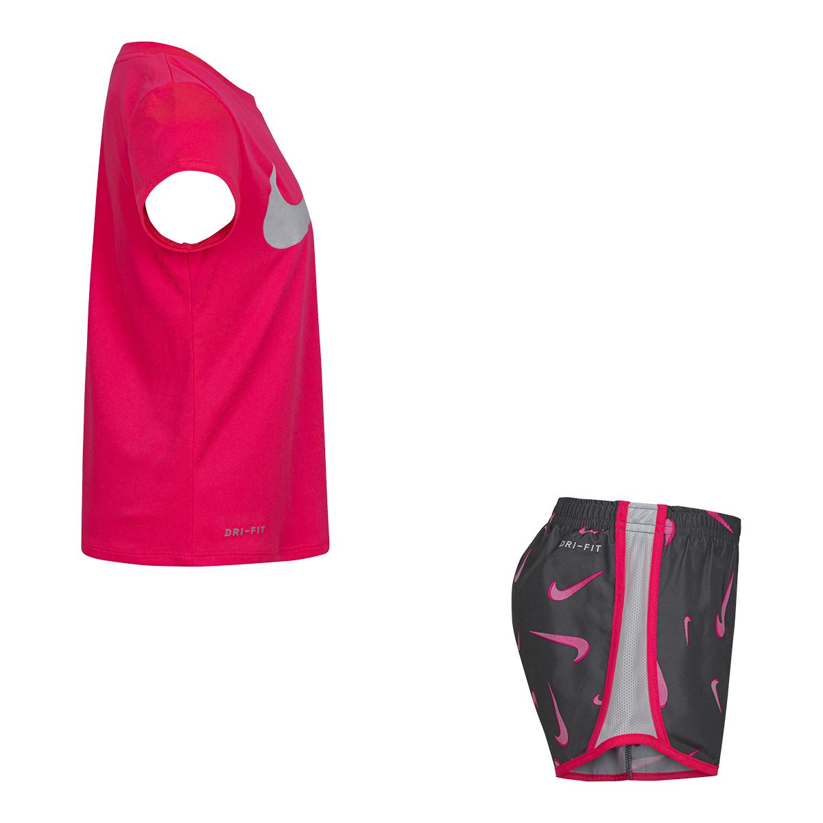 Nike Toddler Kids' 3D Swoosh All Over Print Tempo Shorts Set