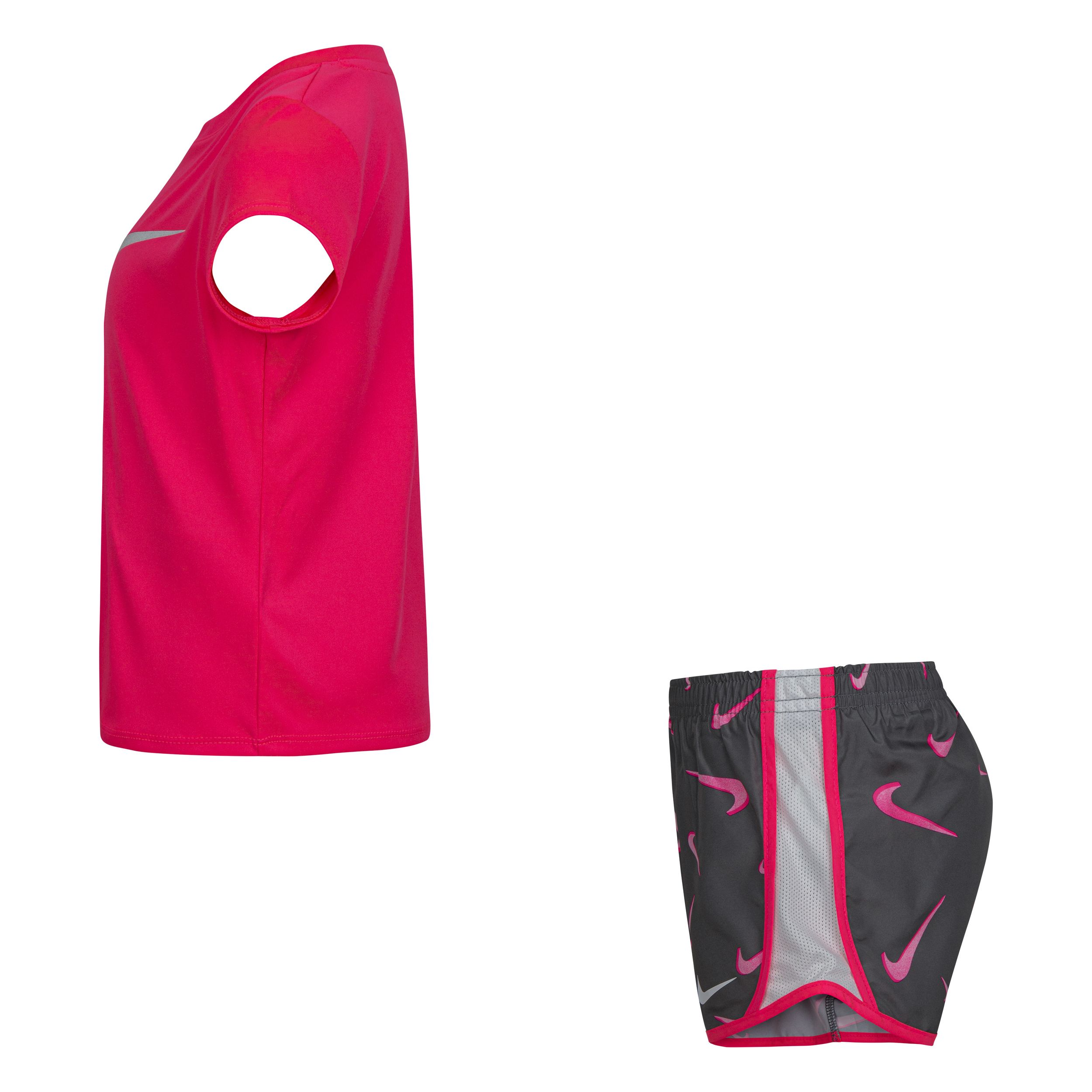 Nike Toddler Kids' 3D Swoosh All Over Print Tempo Shorts Set