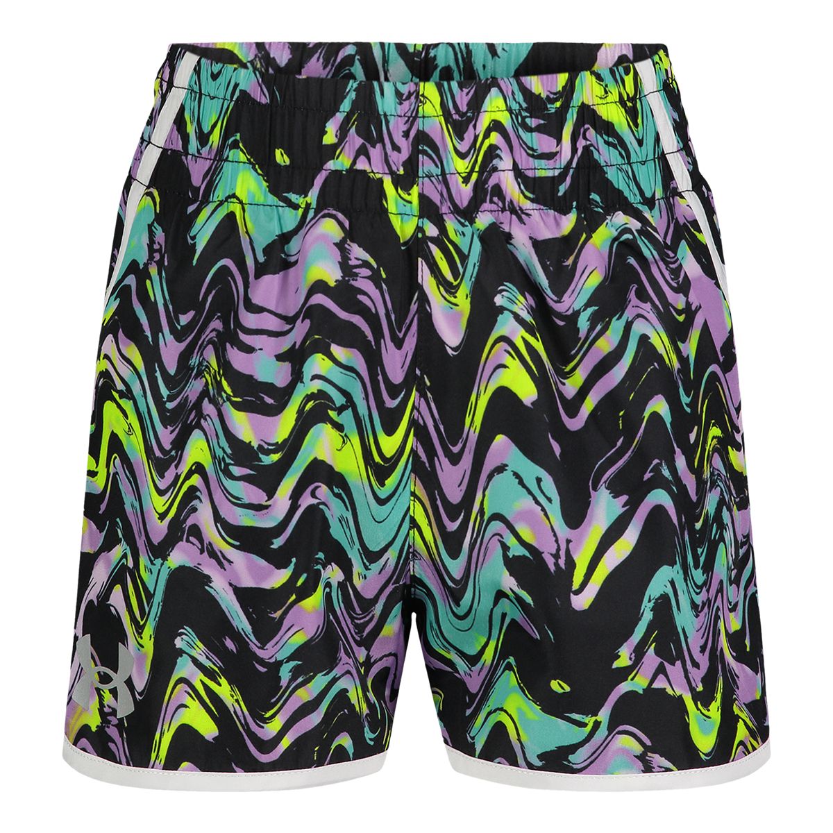Under Armour Toddler Girls' 4-6X Fly By Printed Shorts