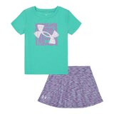 Under Armour Toddler Girls' 4-6X Logo Lock Skort Set Front_Flat