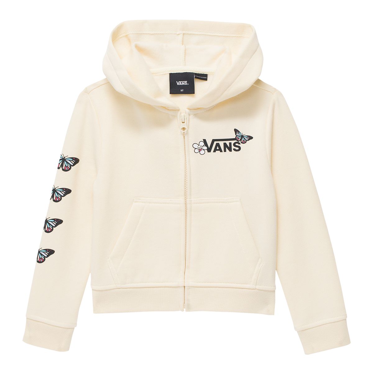Vans Toddler Girls' 2-6X Flutter Fly Zip Hoodie