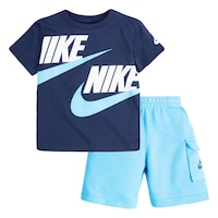 Nike Kids' T Shirt and Shorts Set Front_Flat