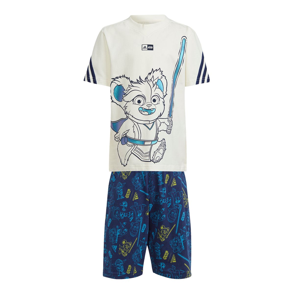 adidas Kids' Star Wars T Shirt and Shorts Set