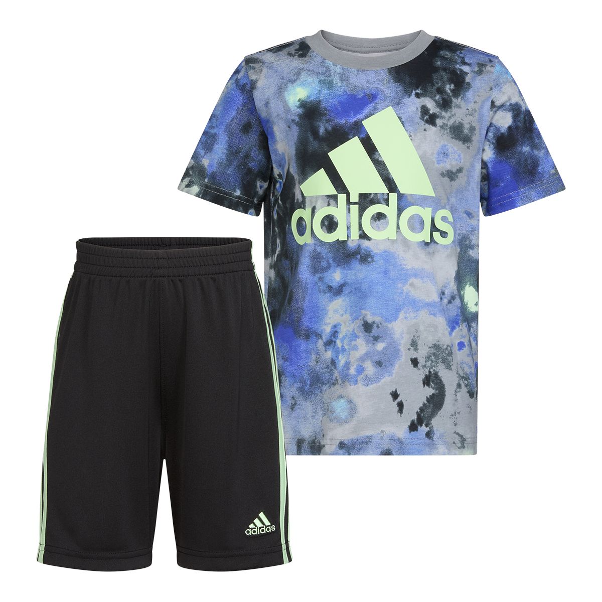 adidas Toddler Boys' All Over Print Shorts Set