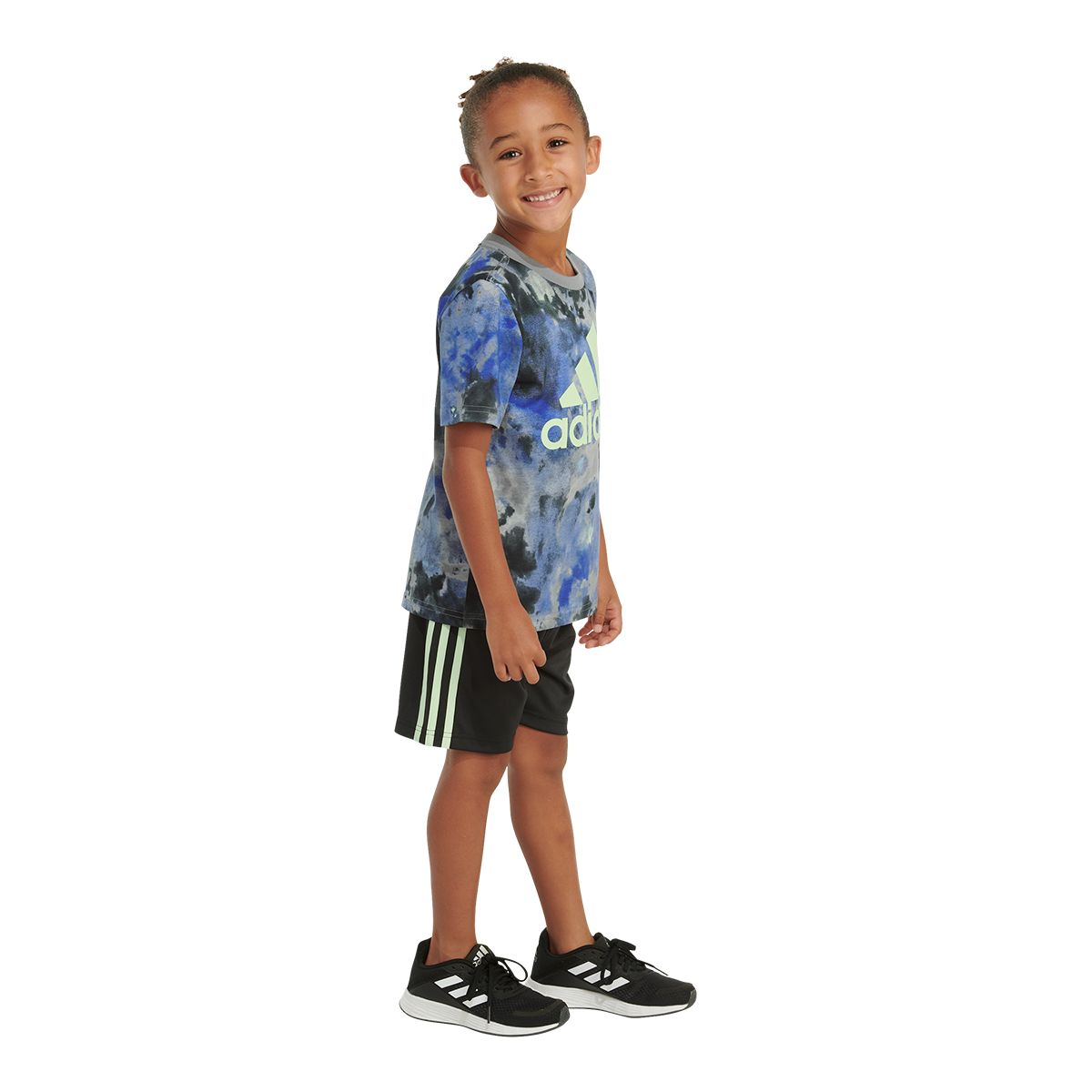 adidas Toddler Boys' All Over Print Shorts Set