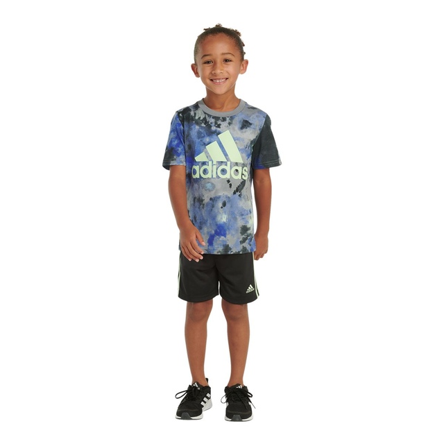 adidas Toddler Boys' All Over Print Shorts Set