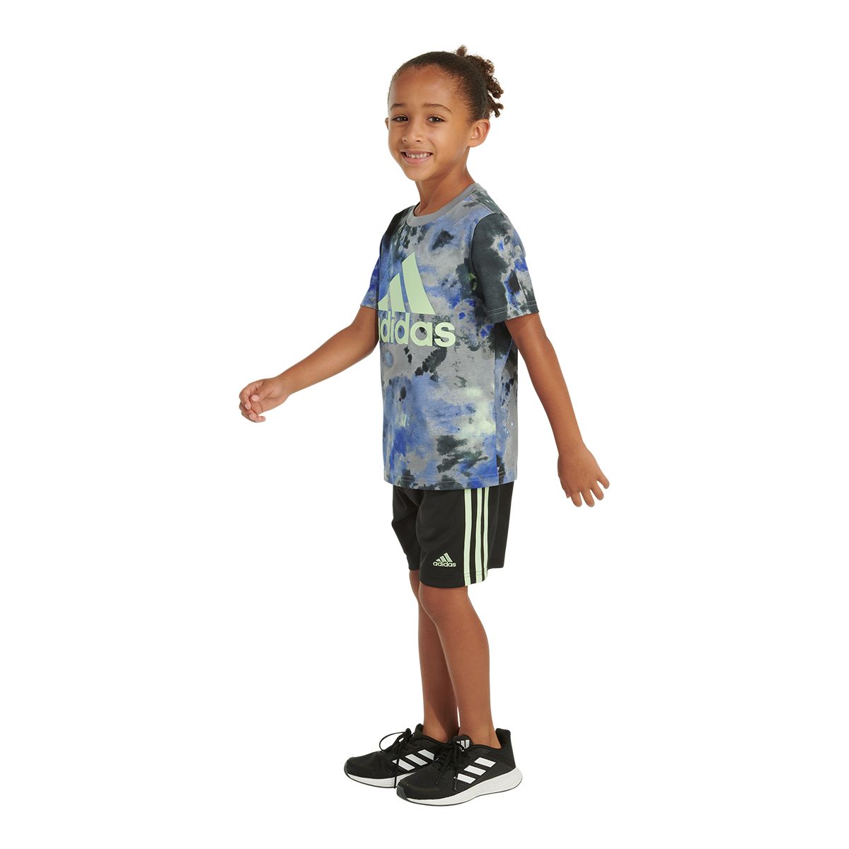 adidas Toddler Boys' All Over Print Shorts Set