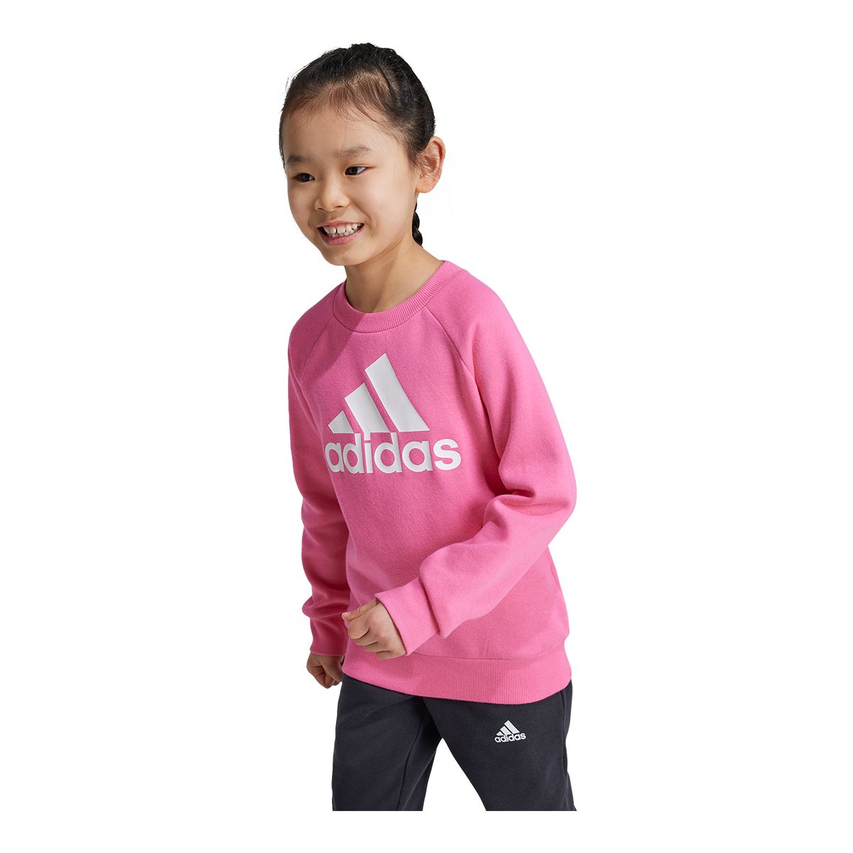 adidas Toddler's Badge Of Sport Long Sleeve Top And Jogger Set
