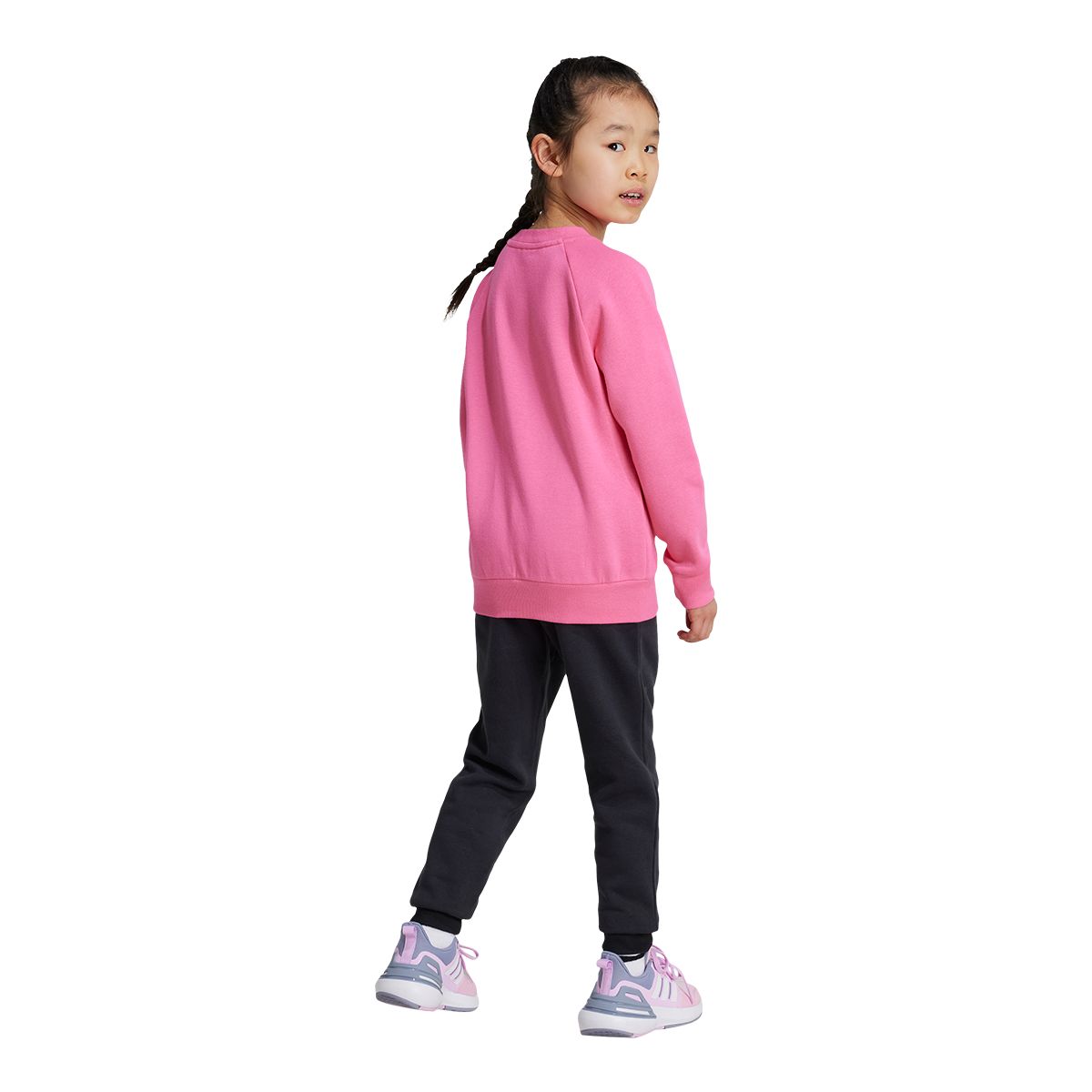 adidas Toddler's Badge Of Sport Long Sleeve Top And Jogger Set