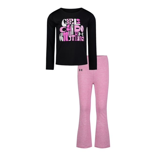 Under Armour Toddler Girls' 4-6X Long Sleeve Yoga Pant Set