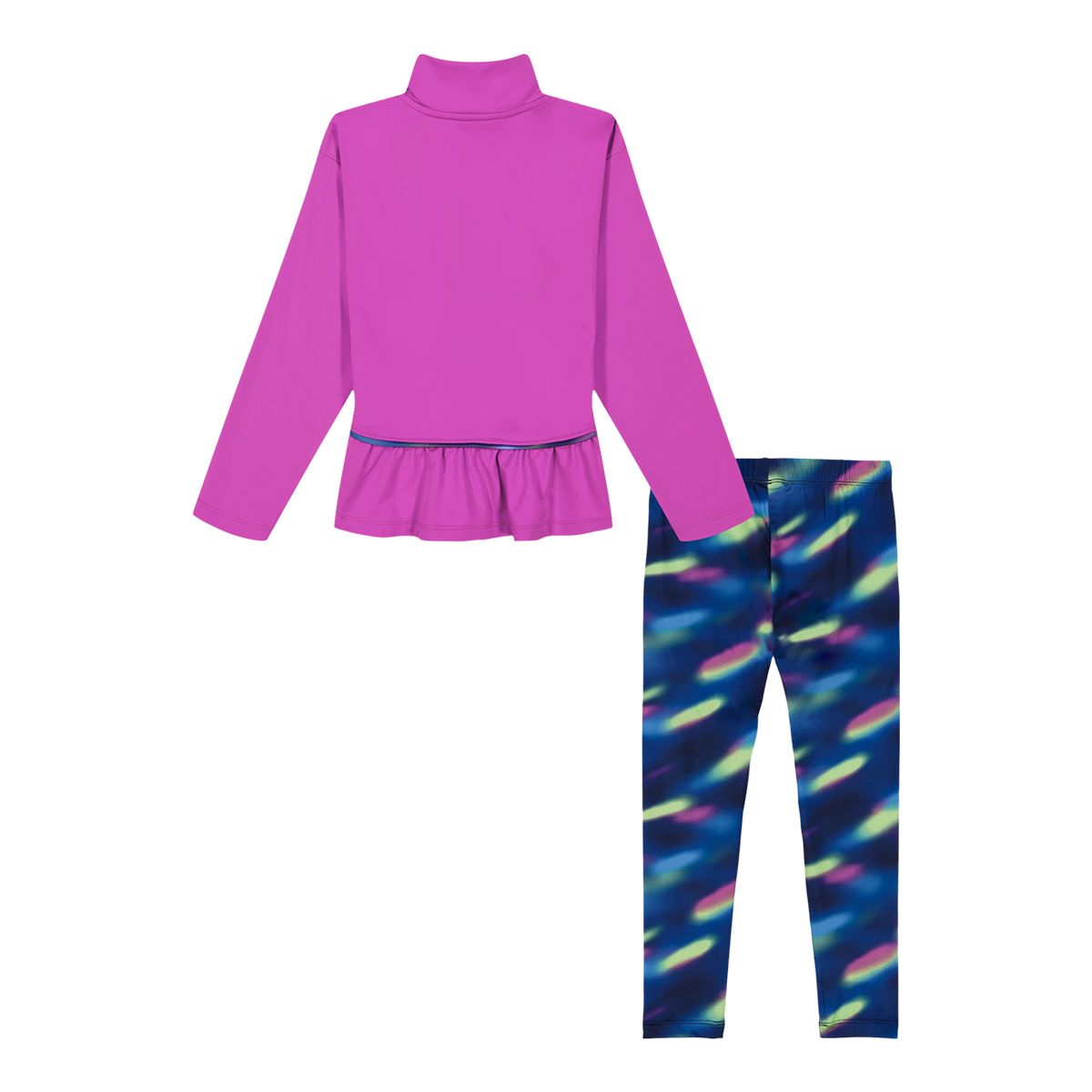 Under Armour Toddler Girls' 2-4 Printed Full Zip Trakcer Set