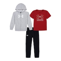 Under Armour Kids' Rival Hoodie Set – 3 pk Front_Flat