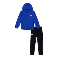 Under Armor Toddler 2-4 Rival Full Zip Hoodie Set Front_Flat